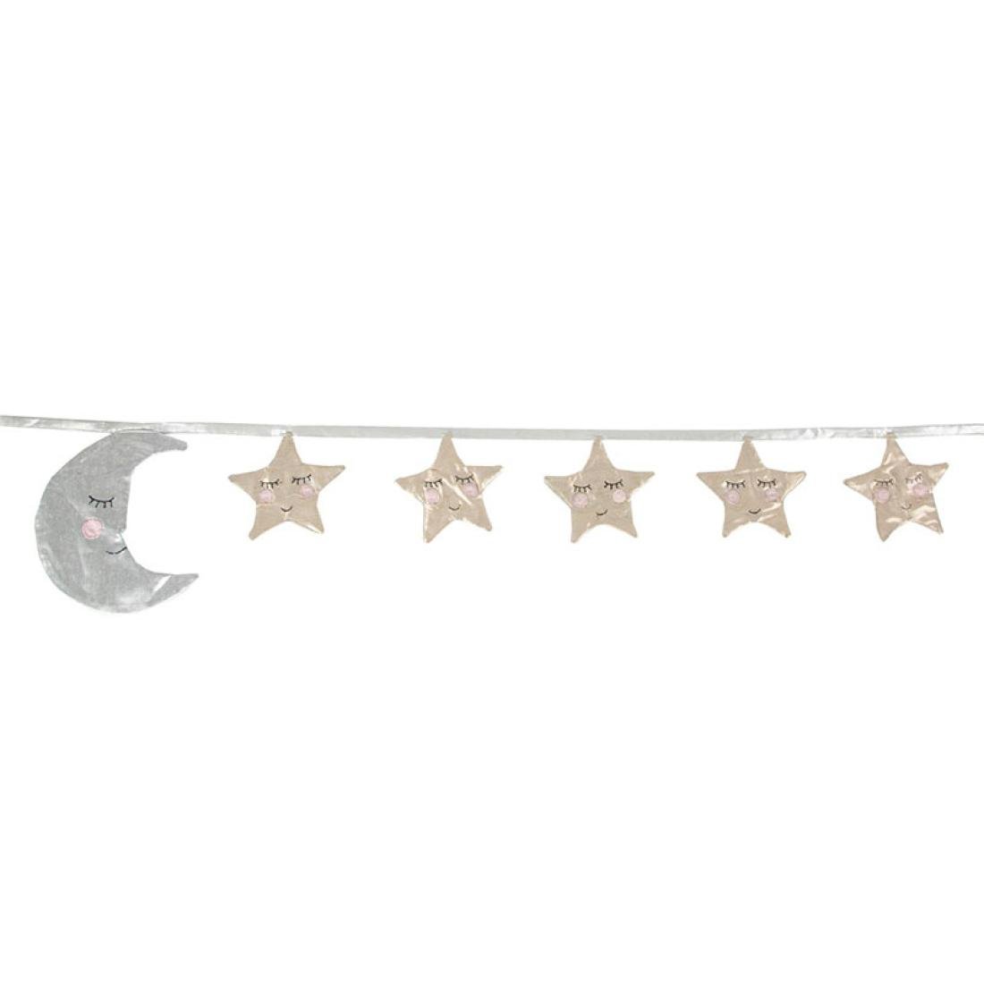 Shining Star and Moon Bunting | Childrens bedroom Decor