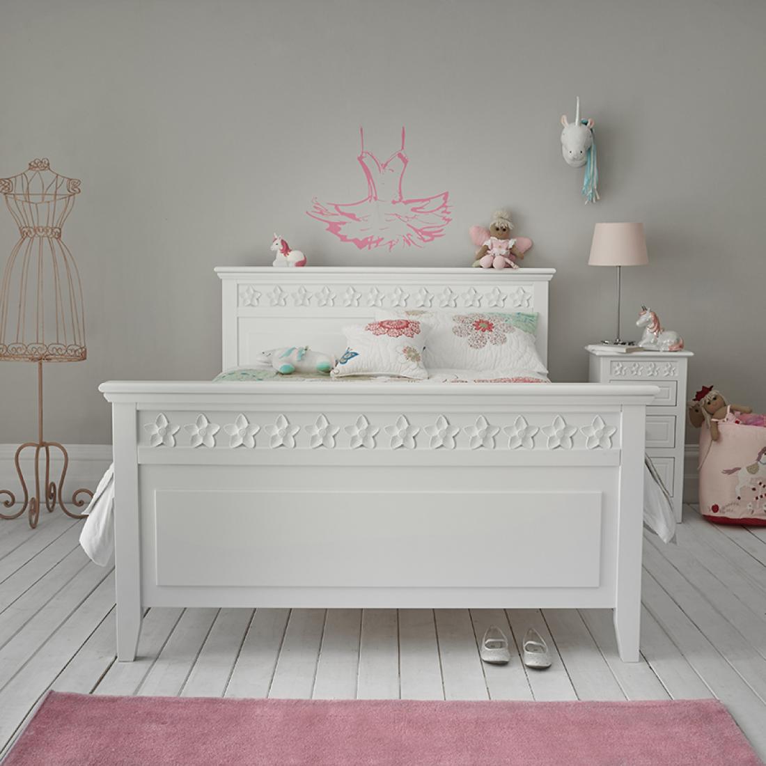 little girls double bed