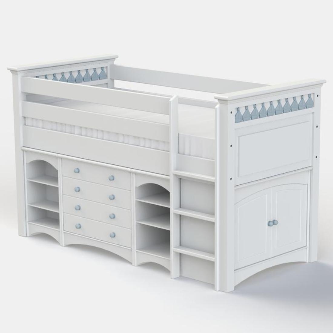 Little Buoy Blue Cabin Bed