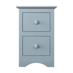 pale blue bedside table