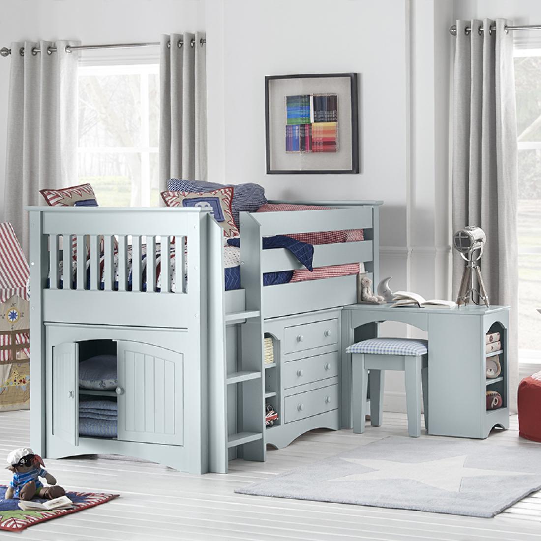 childrens cabin bed with storage